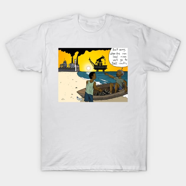 Global Warming T-Shirt by Felipe.Makes.Cartoons